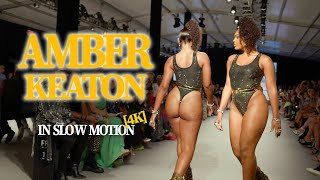 Amber Keaton in 4K slow motion FRONT and BACK