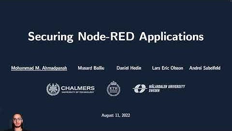 Securing Node-RED Applications