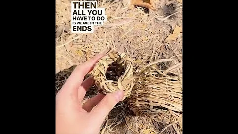 Learn how to weave crafts from English Ivy!