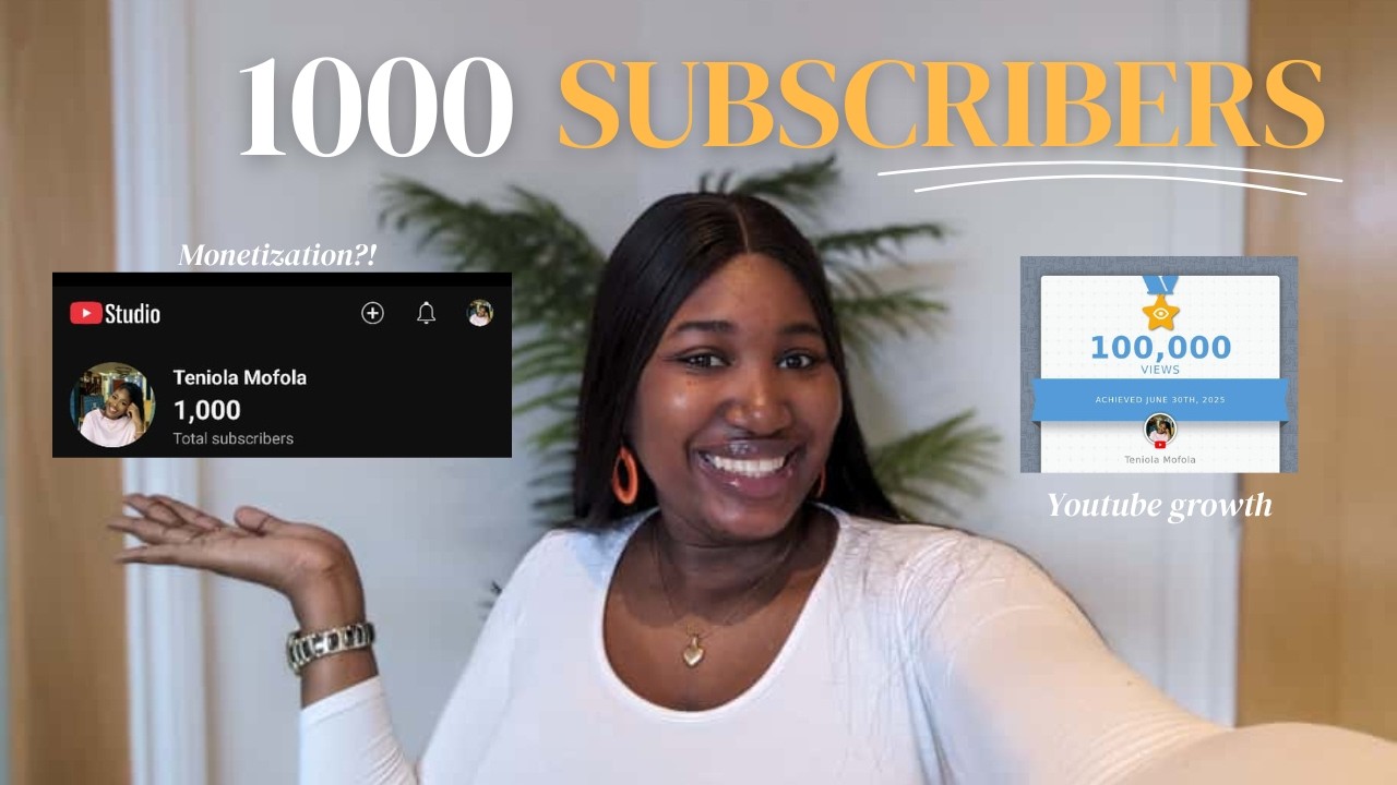 CELEBRATING 1000 SUBSCRIBERS + How much YouTube paid me for 100K views 💰 