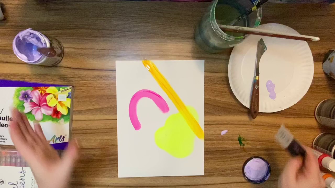 Mindful Abstract Art Lesson - YouTube