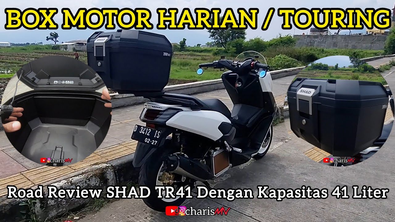 REVIEW BOX SHAD TR41 UNTUK TOURING DAN HARIAN | MOTOVLOG