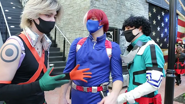 Bakugou, Deku, and Shoto go to Con! - MHA Con Vlog...
