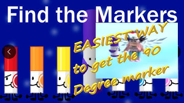 EASIEST WAY to get the 90 Degree Marker in Find the Markers