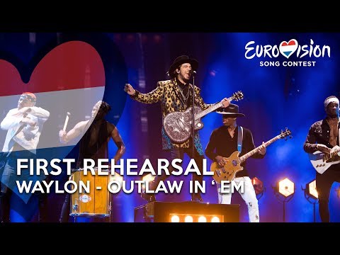 First Eurovision Rehearsal Waylon - Outlaw In 'Em | TeamWaylon