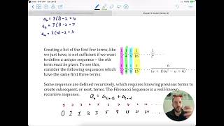 Section 9.1 - Sequences and Series