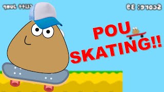 Pou Skating - Pou Minigame