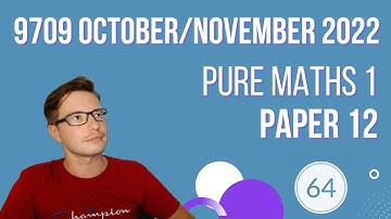 9709/12/o/n/22 CAIE A&As level pure maths 1 paper from oct nov 22