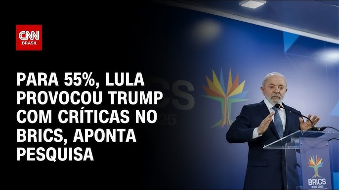Quaest: 55% dizem que Lula provocou Trump ao criticá-lo no Brics | LIVE CNN