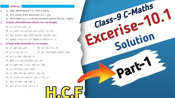 Class-9 Mathematics HCF Excerise-10.1 Complete Solution in Nepali Part-1 || H.C.F and L.C.M Class-9
