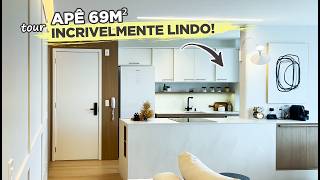 Tour pelo APÊ de 69M² MAIS LINDO que já PASSOU PELO CANAL que PARECE APÊ GRINGO | Gaby Garciia