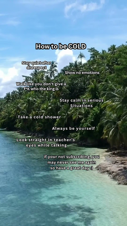 How to be cold #shortvideo #cold