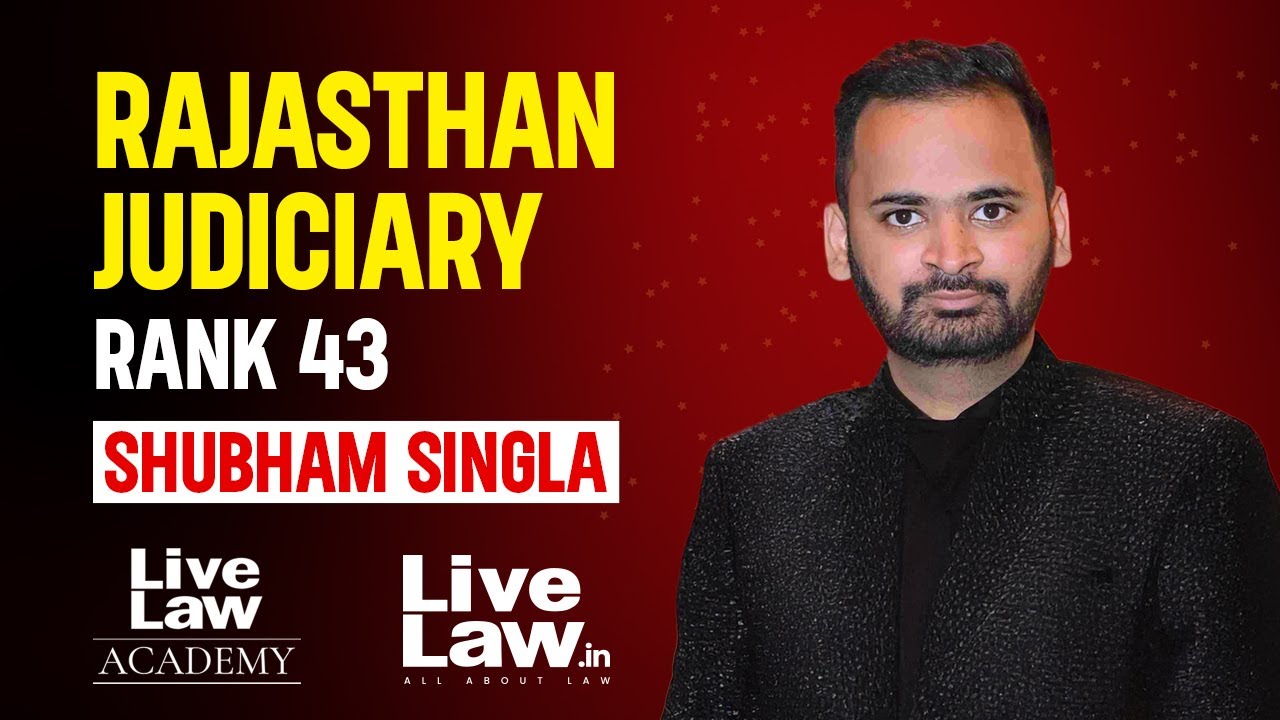 43-е место Судебная система Раджастана | Шубхам Сингла | Живая Юридическая Академия