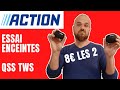 Action  test des enceintes bluetooth avec led qss tws