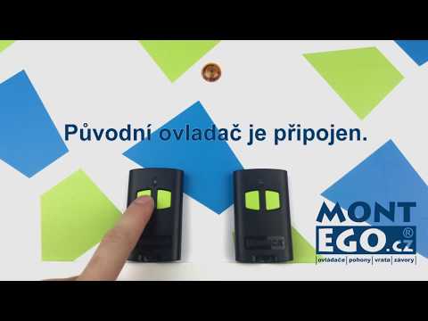 Kopírování dálkových ovladačů pohonů Beninca TO.GO2VA | MontEgo.cz