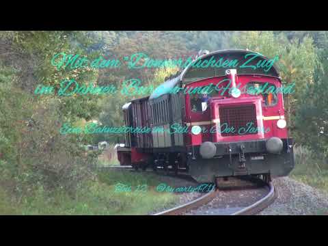 Eine Bahnzeitreise mit dem Donnerbüchsen - Zug im Dahner- Burgen und Felsenland Teil 12
