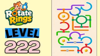 Rotate Rings Level 222 Walkthrough Solution