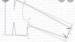 Енг бичиш дарслиги энг осон ва тушинарли усулда/Выкроить рукав.