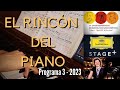 ¡El rincón del piano en vivo! - Concurso Rubinstein, Anna Geniushene y Stage+ gratis