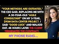 They Replaced Me With an "Agile Expert" — 3 Days Later, They Lost a $90 Million Contract