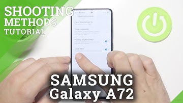How to Take Selfie Using Palm Gesture on SAMSUNG Galaxy A72 - Shooting Methods