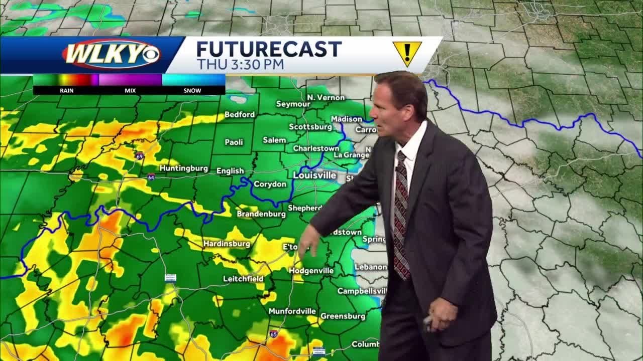 Rain chances return later tomorrow - YouTube