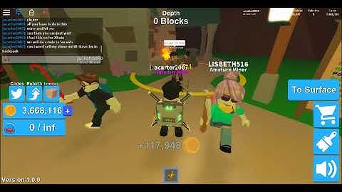 mining simulator intro to rode to 5m mined blocks