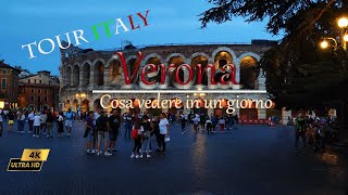 Verona in un Giorno - 4k Video Travel Vlog, Italia (2022)