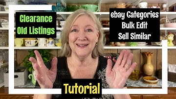CLEARANCE ebay LISTINGS | Clearance Category | Bulk Edit | Sell Similar Beginner ebay ReSeller Tips