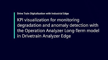 Drivetrain Analyzer Edge - Operation Analyzer Long Term - How to video