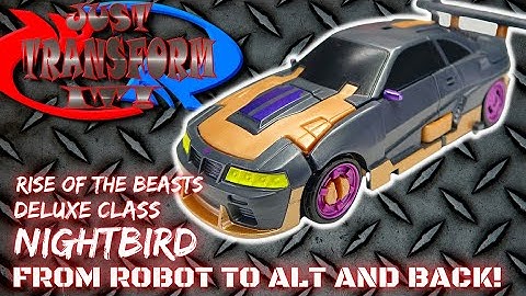 JUST TRANSFORM IT!: Rise of the Beasts Deluxe Nightbird