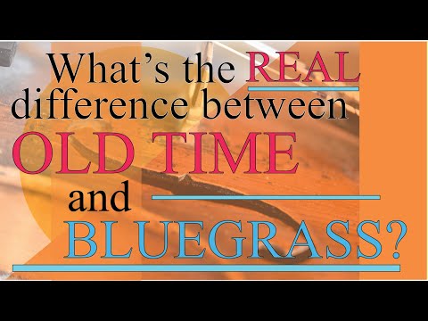 Video: Bagaimana bluegrass berbeda dari negara?