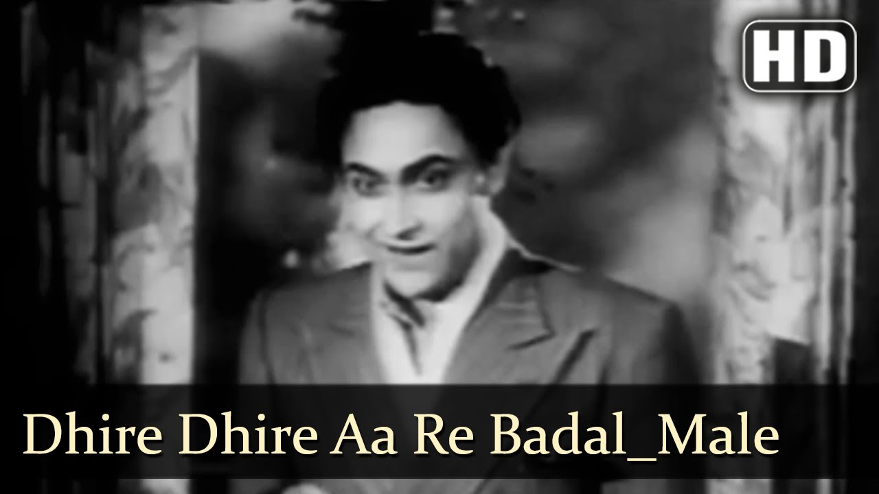 Dhire Dhire Aa Re Badal Male  Kismet Songs  Ashok Kumar  Mumtaz Shanti  Filmigaane