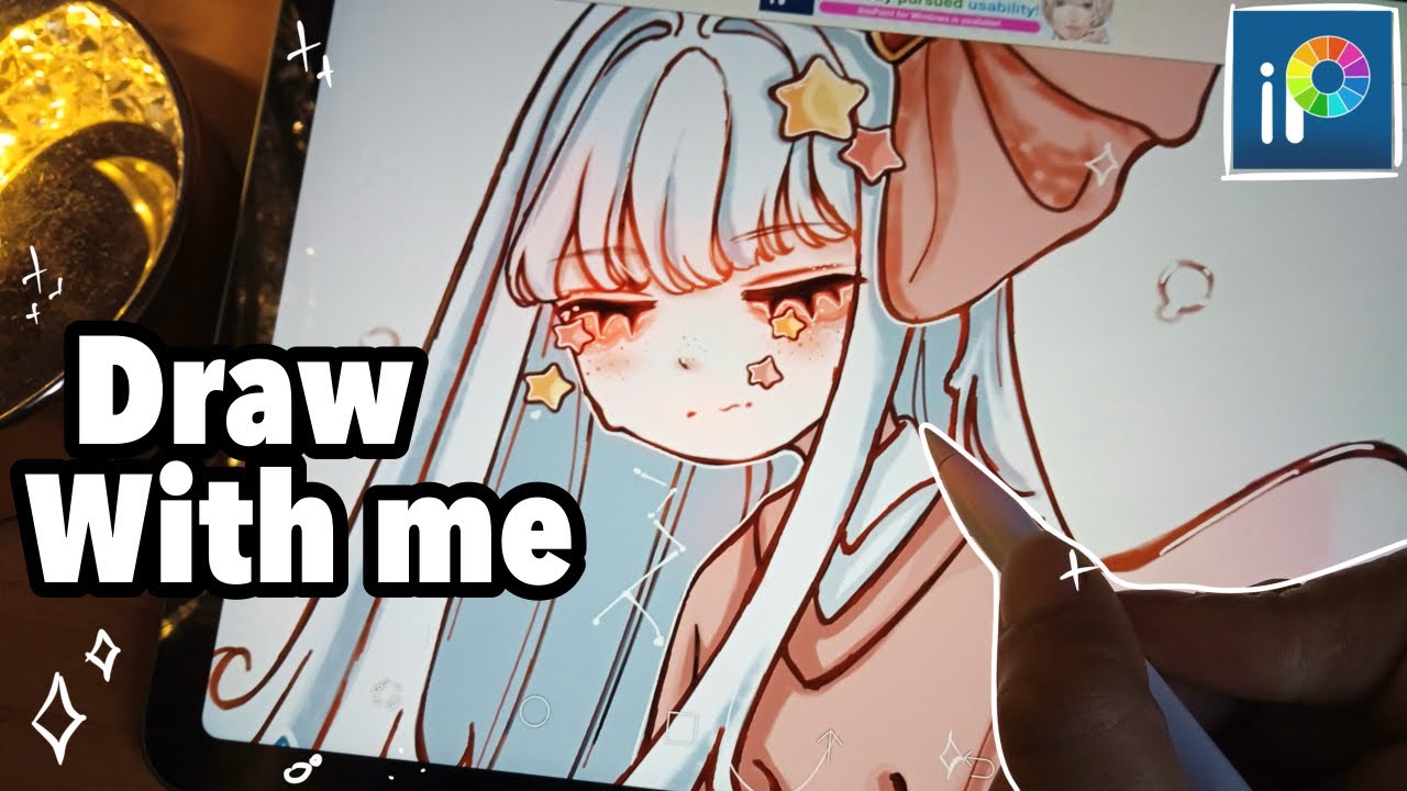 ˚⋆‎𐙚 draw with me ‎𐙚 IPad ASMR🌷| digital art | ibis Paint X - YouTube