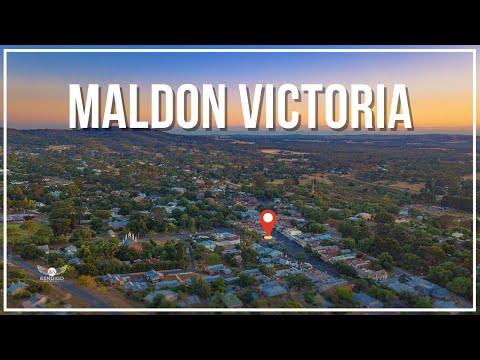 Maldon Victoria ❤️ Explore Australia's First Notable Town - Aerial Visuals