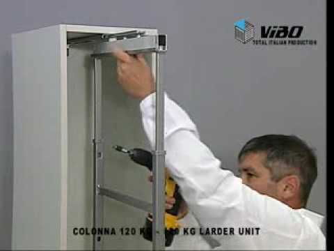 Centre Mounting Larder Unit With Soft Close Doors from HPP - YouTube