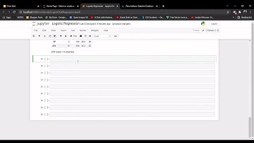 Lecture 5 (Part 2) : Implementing Logistic Regression for Diabetes prediction in Python