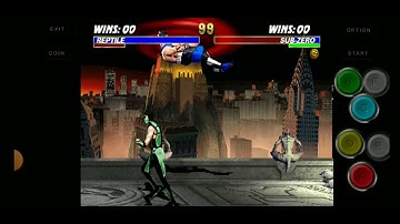 UMK3 - Reptile (lp,hp,hp Dash) Infinite vs Unmasked Sub-Zero P.4