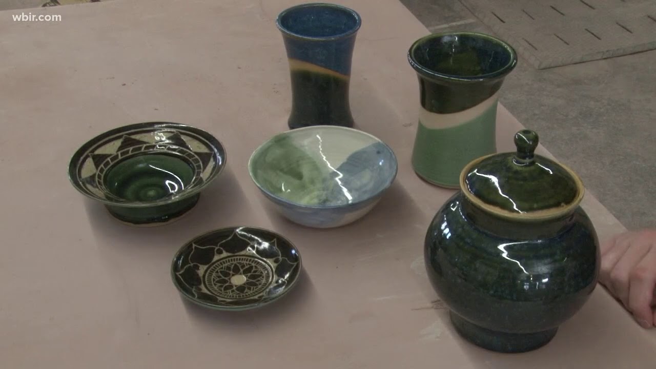 UT senior crafts path to graduation through pottery - YouTube