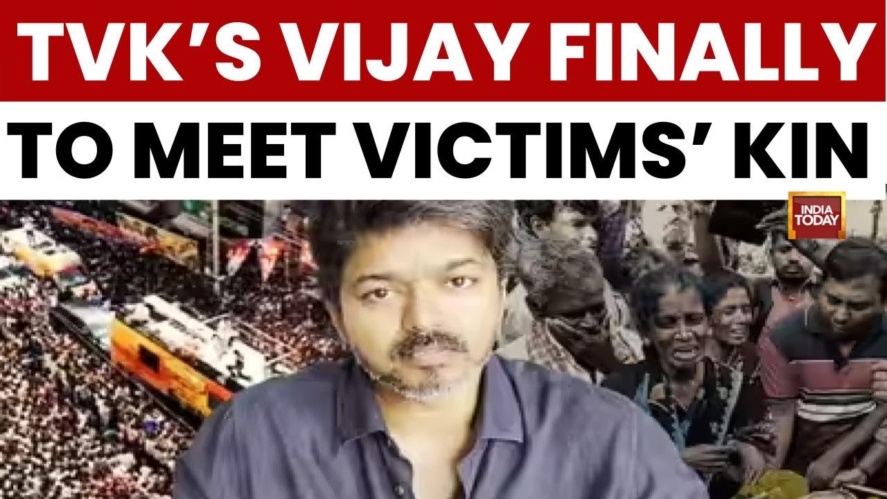 Karur Stampede: Vijay's Secret Meet With Victims' Kin After 41 Deaths, SC Orders CBI Probe