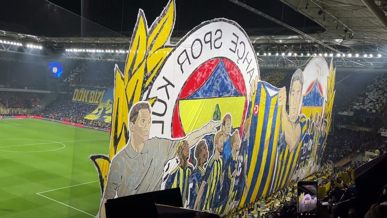 Fenerbahçe Galatasaray Maç Öncesi Müthiş Kareografi İnanılmaz Atmosfer