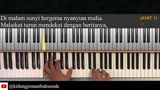 Di Malam Sunyi Bergema Kidung Jemaat KJ 96 #Piano dan #lirik #kidungjemaat