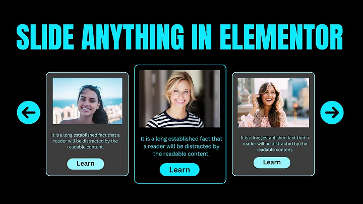 Slide Anything In Elementor For FREE | Elementor Slider | WordPress Slider