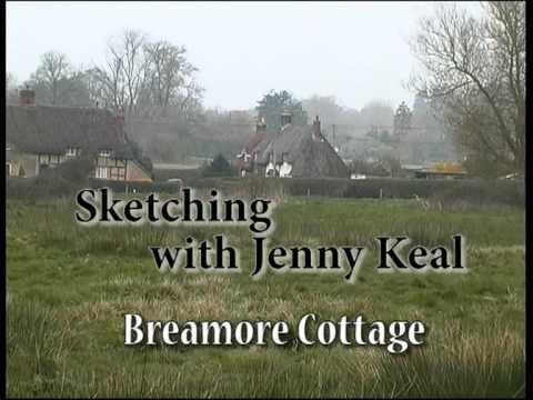 Sketch at Breamore, Hampshire