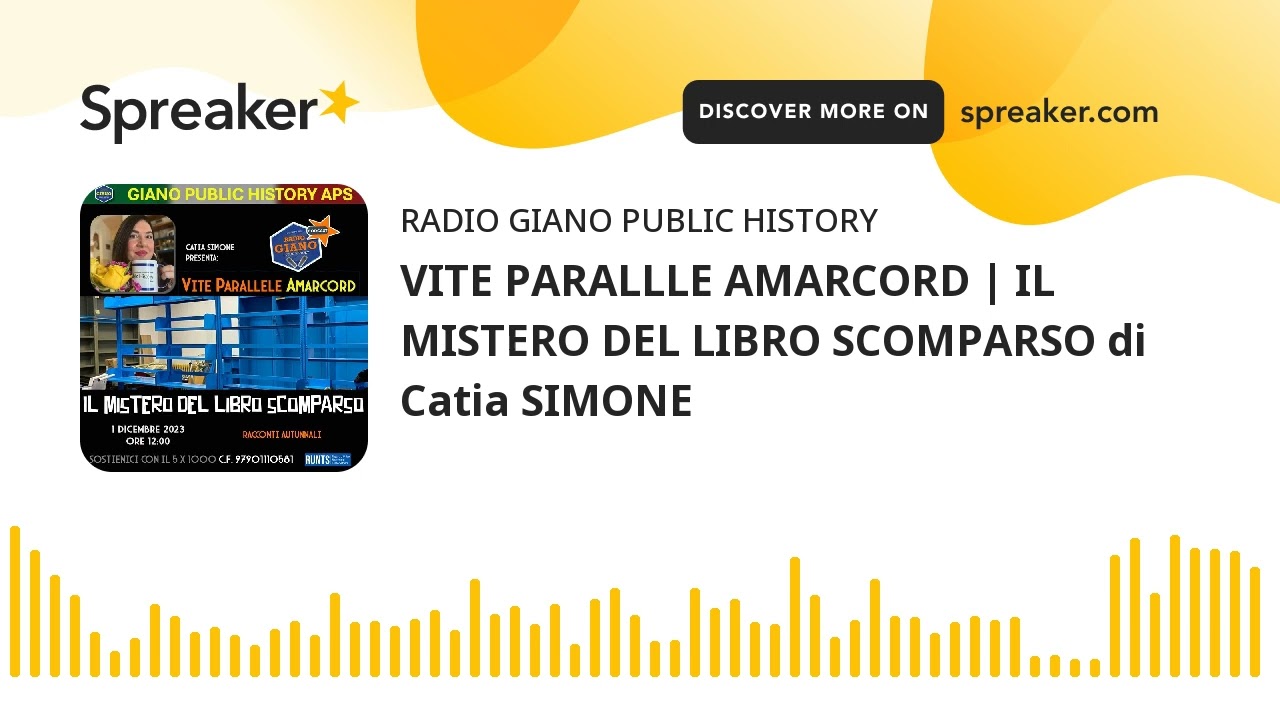 VITE PARALLLE AMARCORD | IL MISTERO DEL LIBRO SCOMPARSO di Catia SIMONE