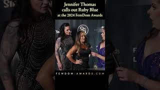 Jennifer Thomas calls out Ruby Blue at the 2024 FemDom Awards!
