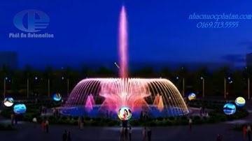 Nhạc nước đài phun nước - Phun nước nghệ thuật bể tròn trung tâm đẹp
