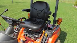 Replacing The Seat On My Kubota BX2360 With A Michigan Suspension Seat