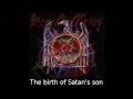 Slayer The Antichrist With Lyrics Subtitled Slayer The Antichrist With Lyrics Subtitled
