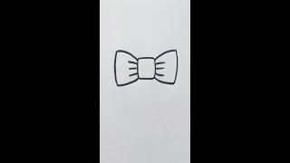 How To Draw A Bow Tie